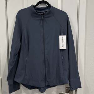 Athleta Salutation Ribbed Full Zip Jacket
